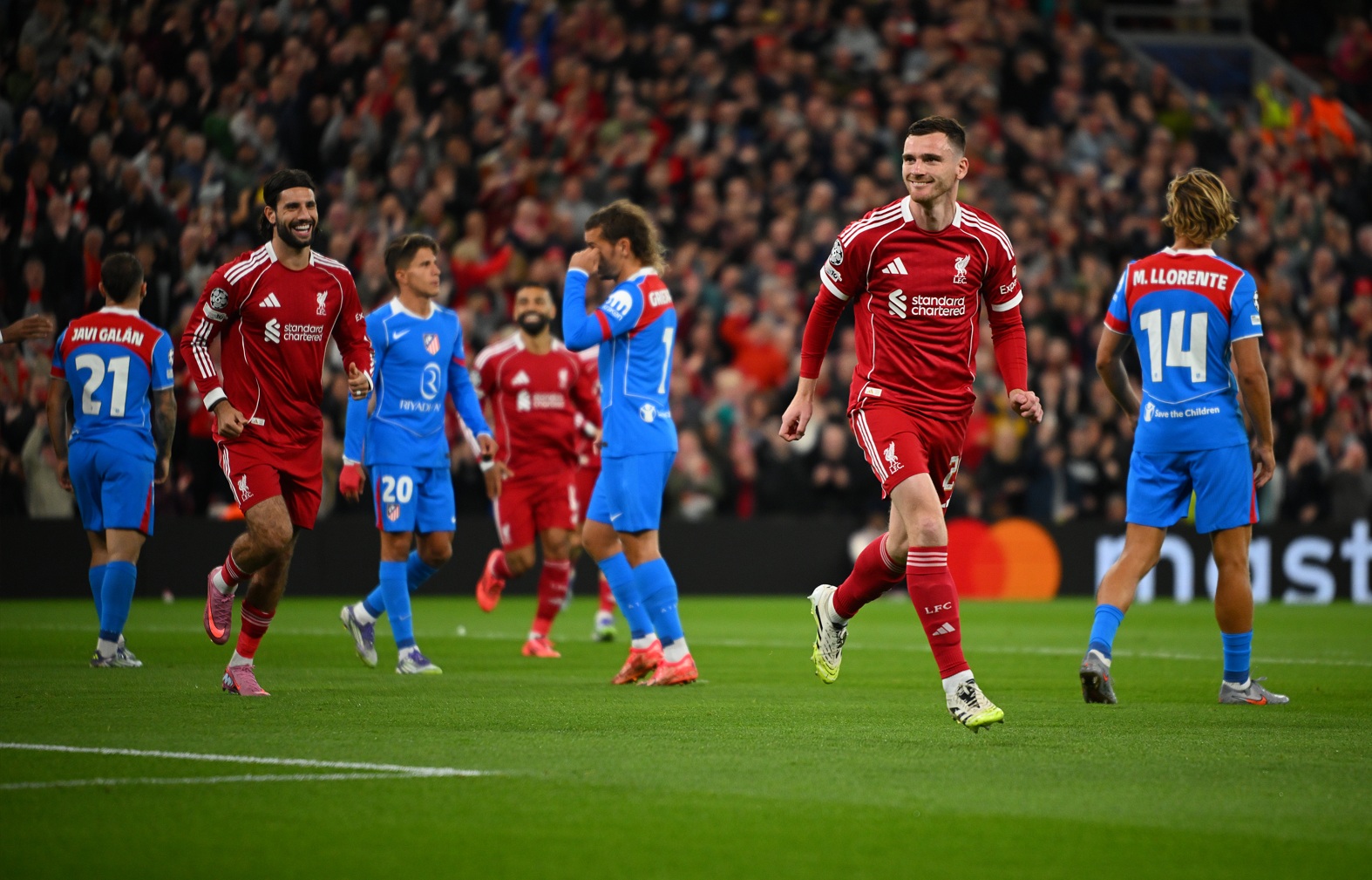 Liverpool began their 2025/26 Champions League campaign with a home win against Atletico Madrid