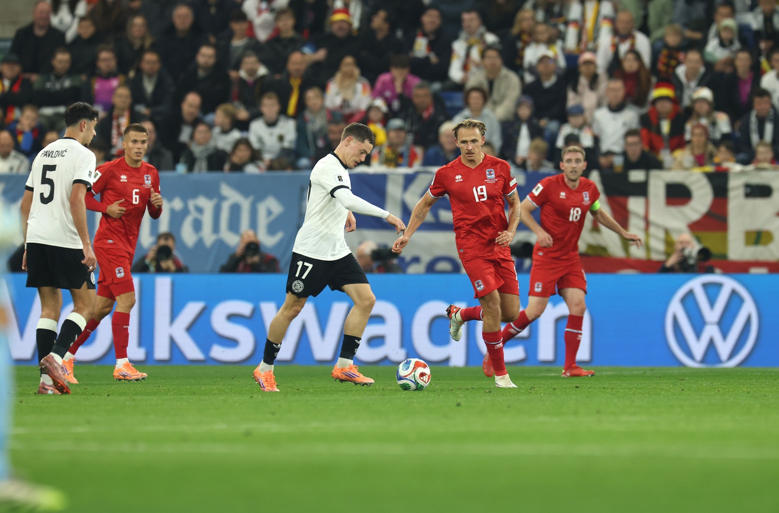 Liverpool playmaker Florian Wirtz was unlucky not to score in Germany's 4-0 win over Luxembourg