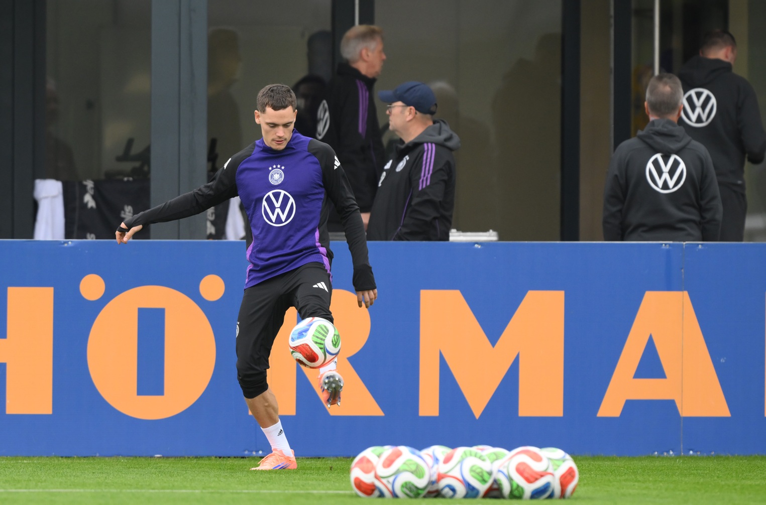 Florian Wirtz has been putting in additional hours after Germany team training