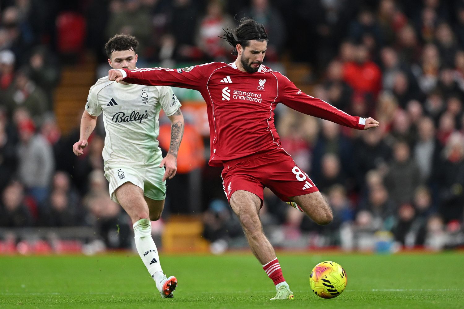Dominik Szoboszlai against Nottingham Forest