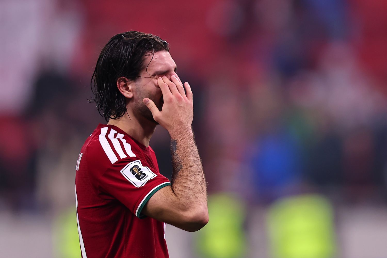 Dominik Szoboszlai reacts after Hungary lose to Ireland