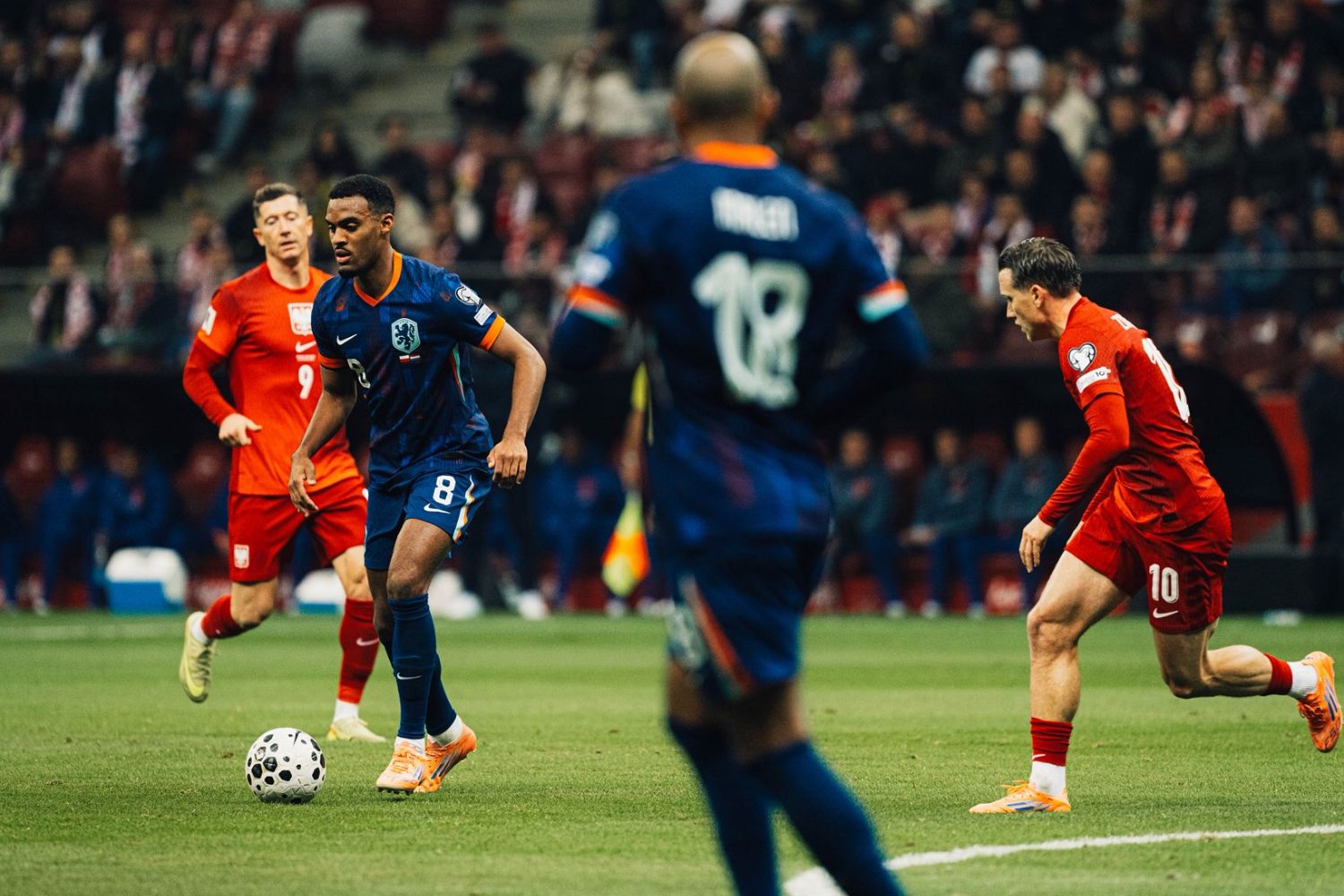 Ryan Gravenberch for Netherlands against Poland