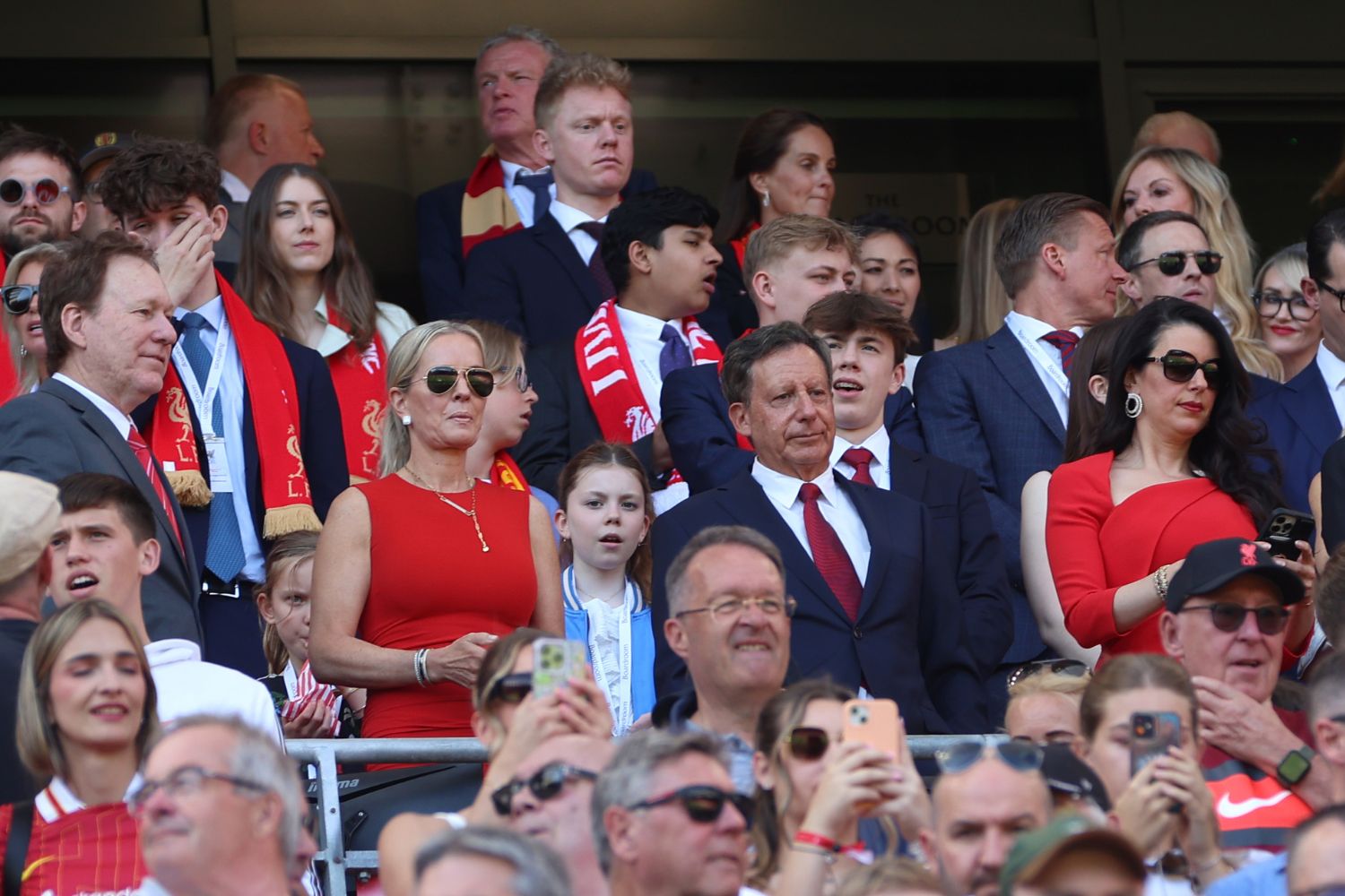 Tom Werner at Anfield in 2024 for Jurgen Klopp's last game as Liverpool manager