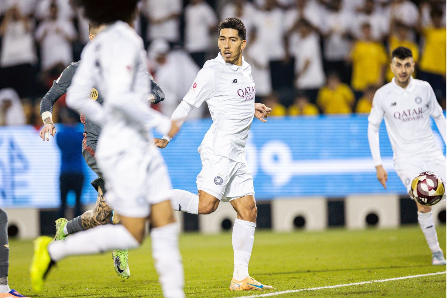 Bobby Firmino scores for Al Sadd SC