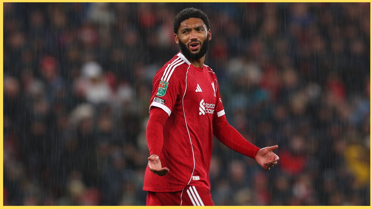Joe Gomez in action for Liverpool