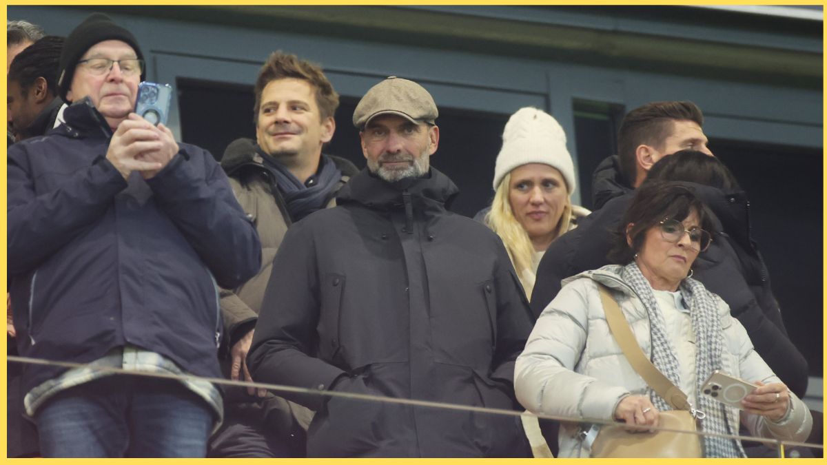 Jurgen Klopp watches Germany from the stands
