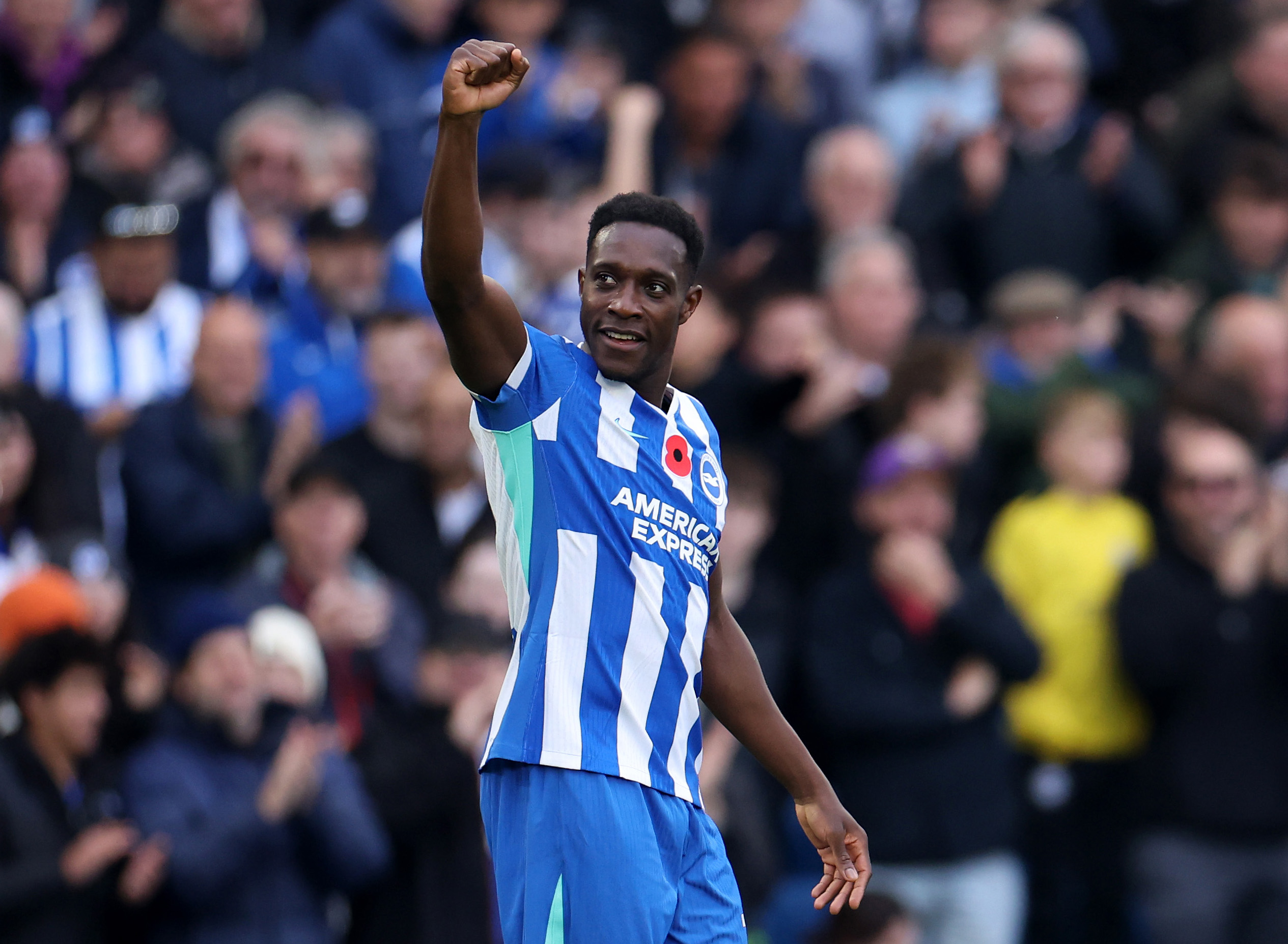 Danny Welbeck has been in excellent form for Brighton this season