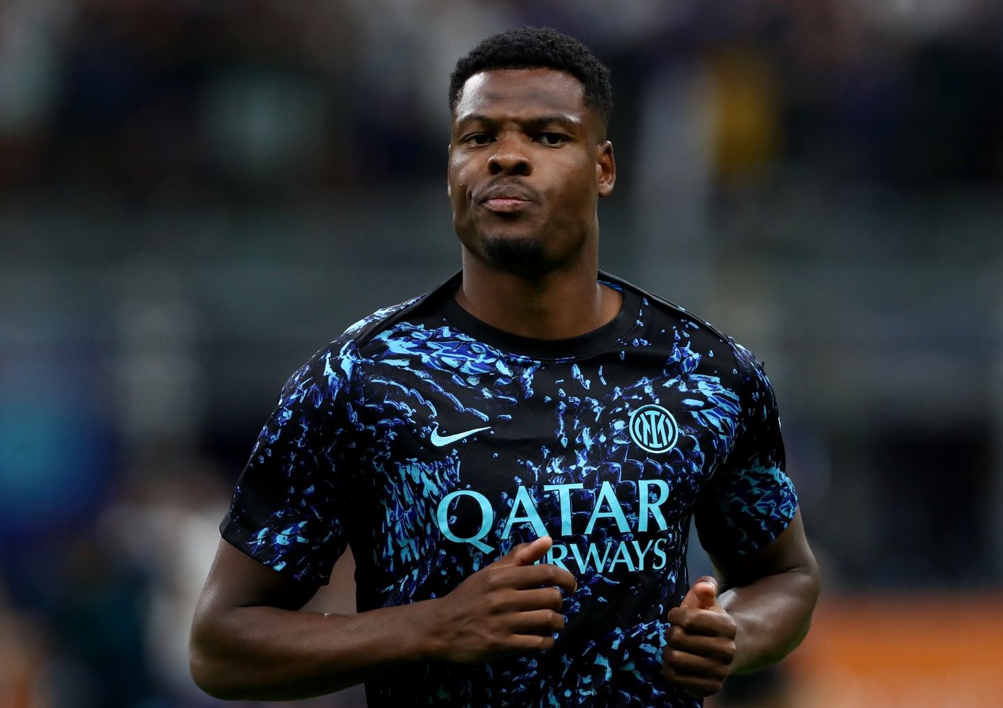 Denzel Dumfries is set to miss Inter Milan's upcoming clash against Liverpool due to injury
