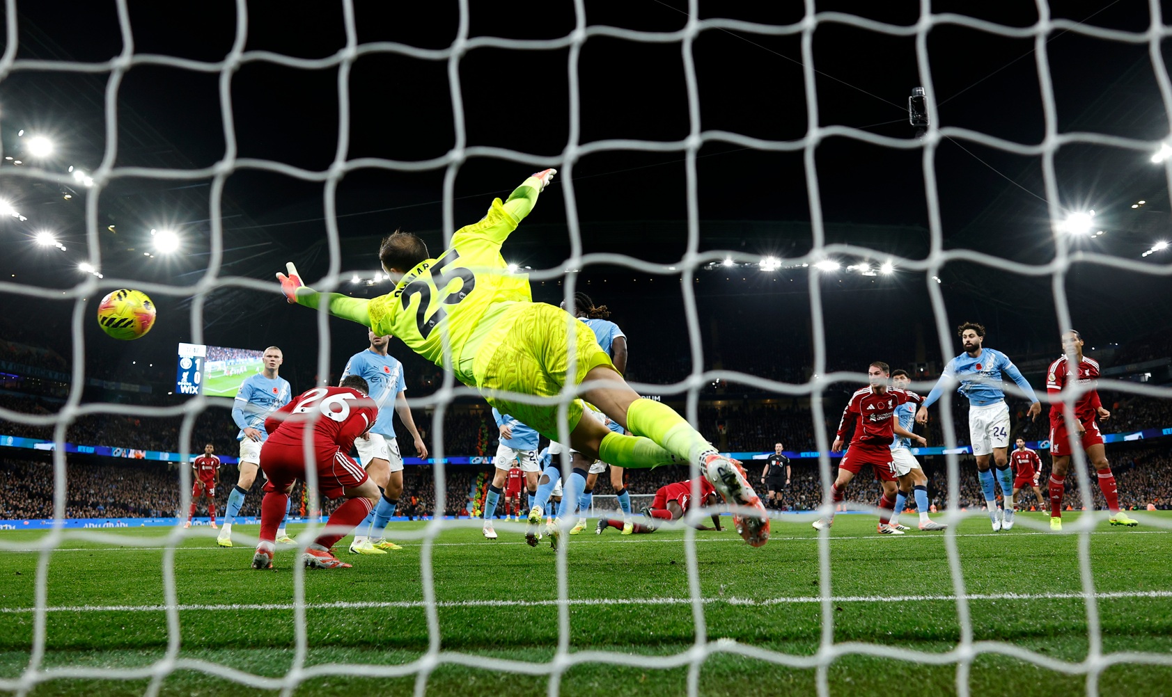 Andy Robertson was in no way blocking Gianluigi Donnarumma's line of sight when Virgil van Dijk headed the ball