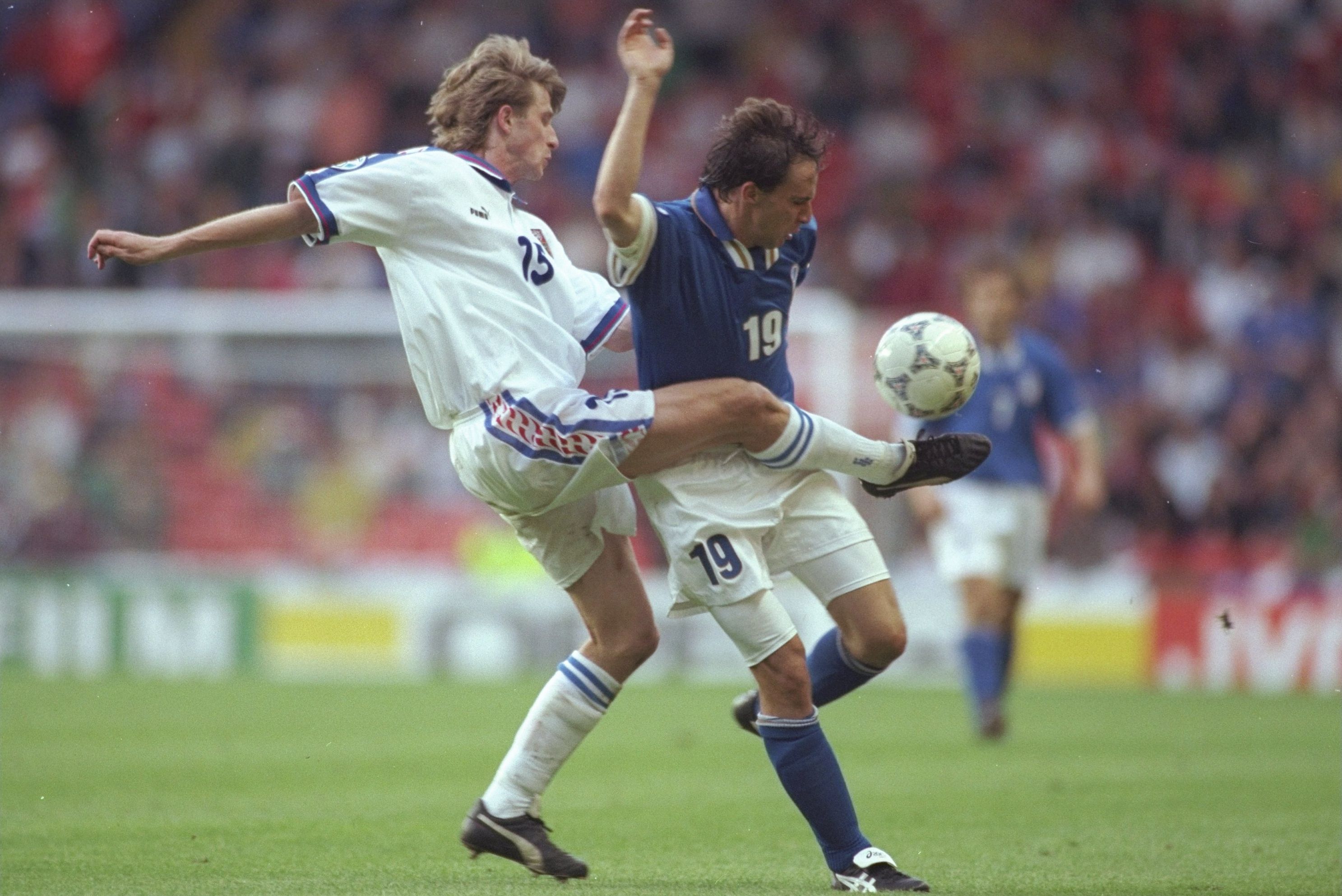 Enrico Chiesa scored at Anfield for Italy in Euro '96