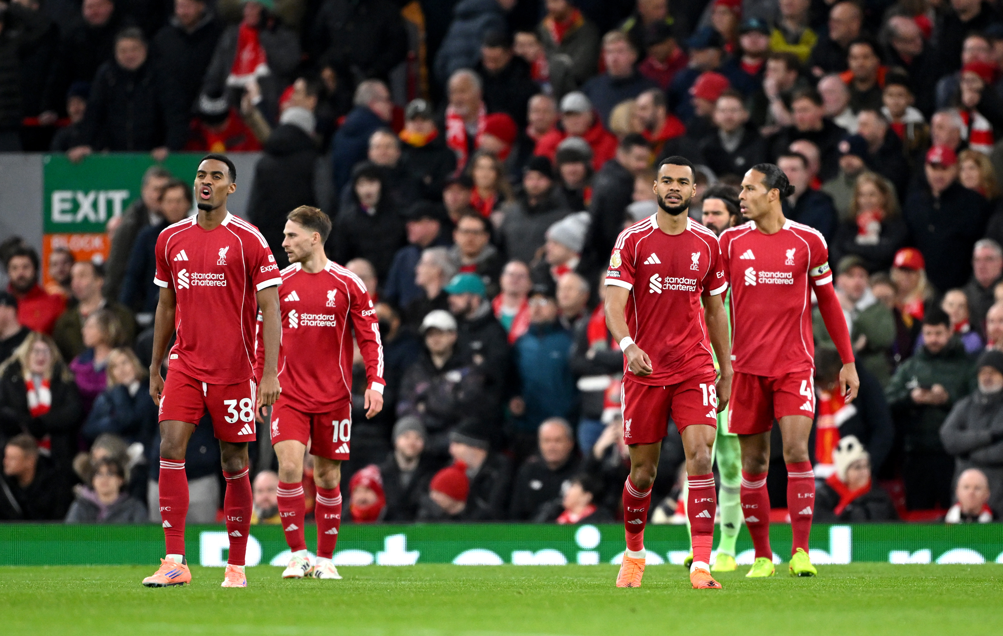 Several Liverpool players came up well short in the duel stakes against Nottingham Forest