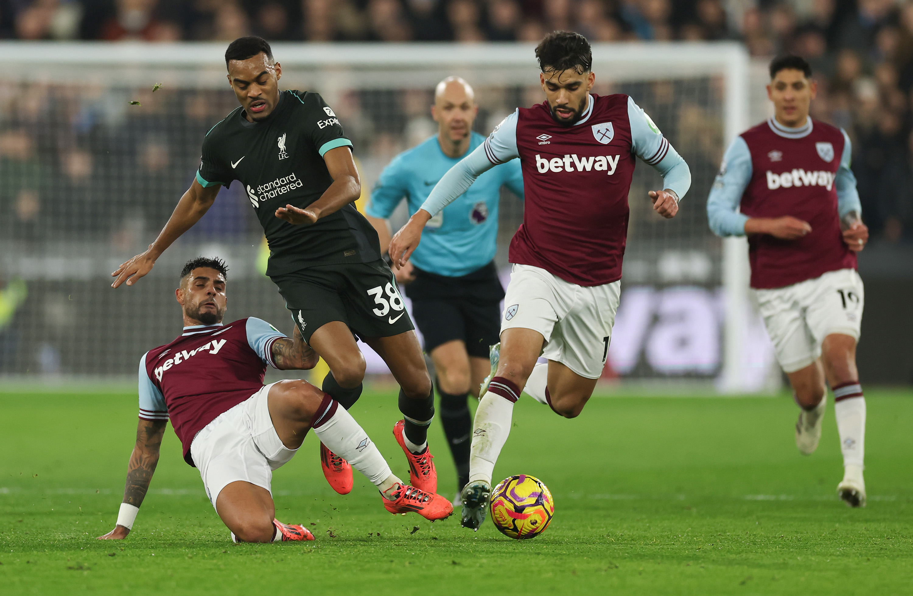 Liverpool thrashed West Ham 5-0 at the London Stadium last season