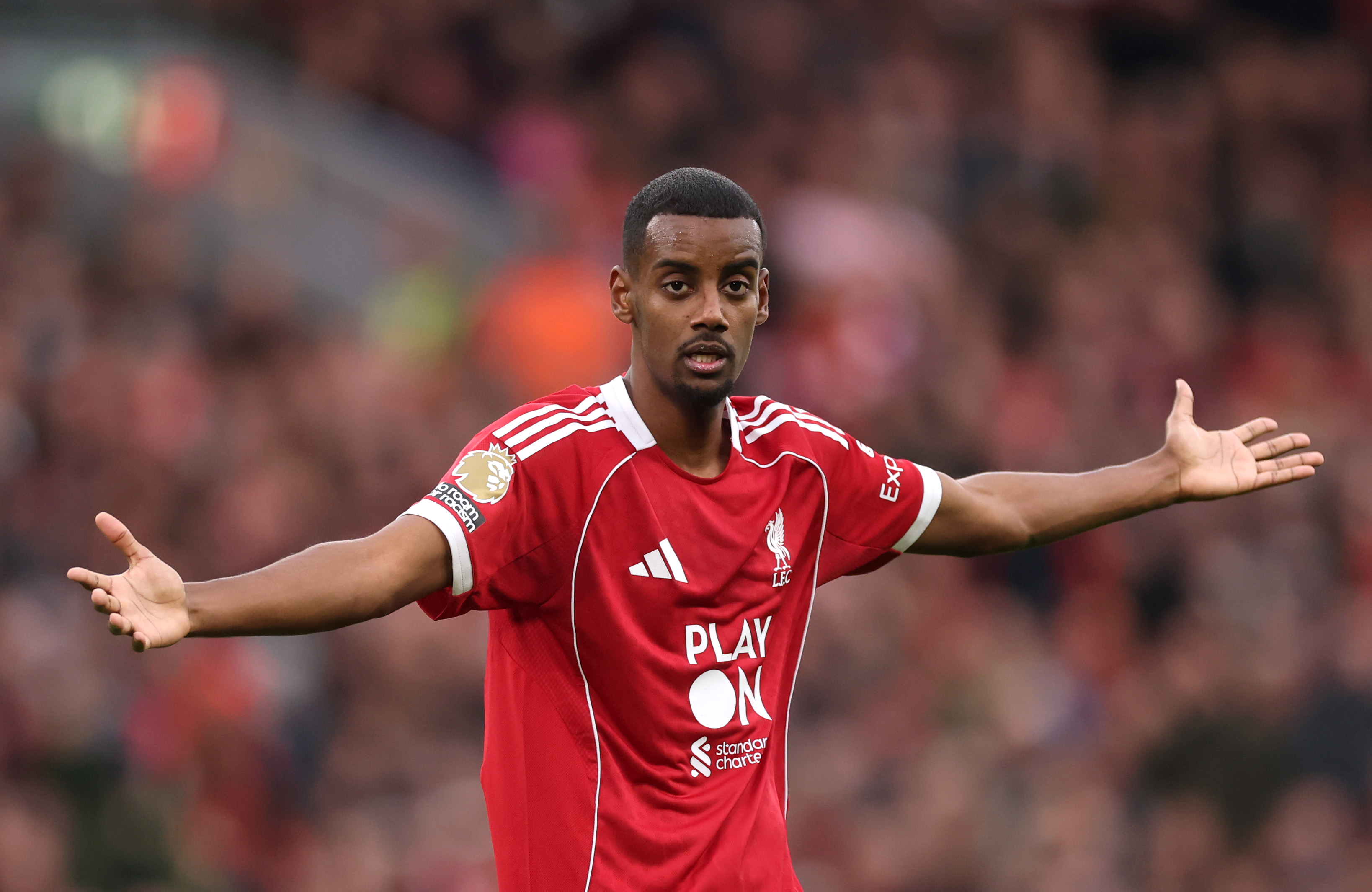 Alexander Isak has admitted that his body hasn't been at 100% since joining Liverpool