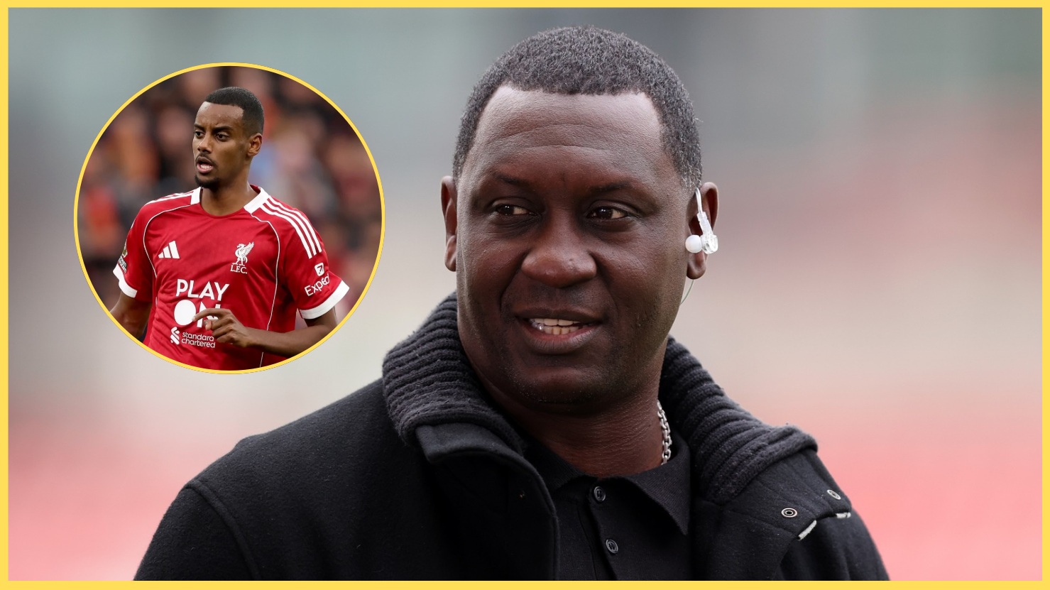 Emile Heskey has said that Alexander Isak needs to 'work harder' at Liverpool