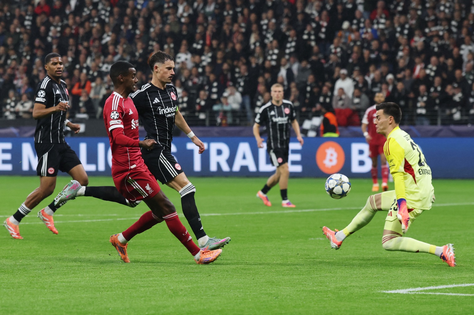 Alexander Isak hasn't played for Liverpool since their win over Eintracht Frankfurt four weeks ago