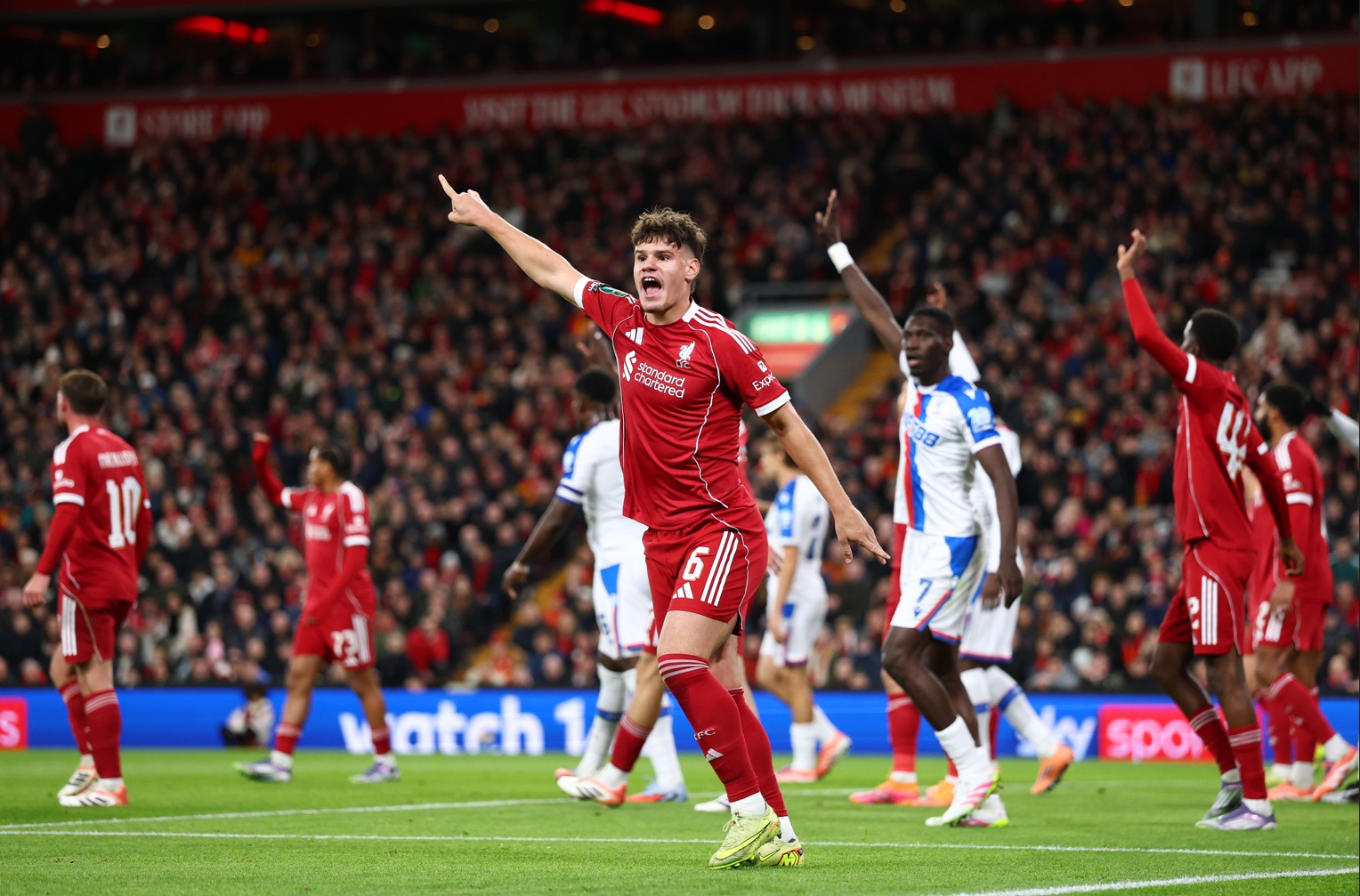 Milos Kerkez has lost his place in the Liverpool starting XI to Andy Robertson in recent games