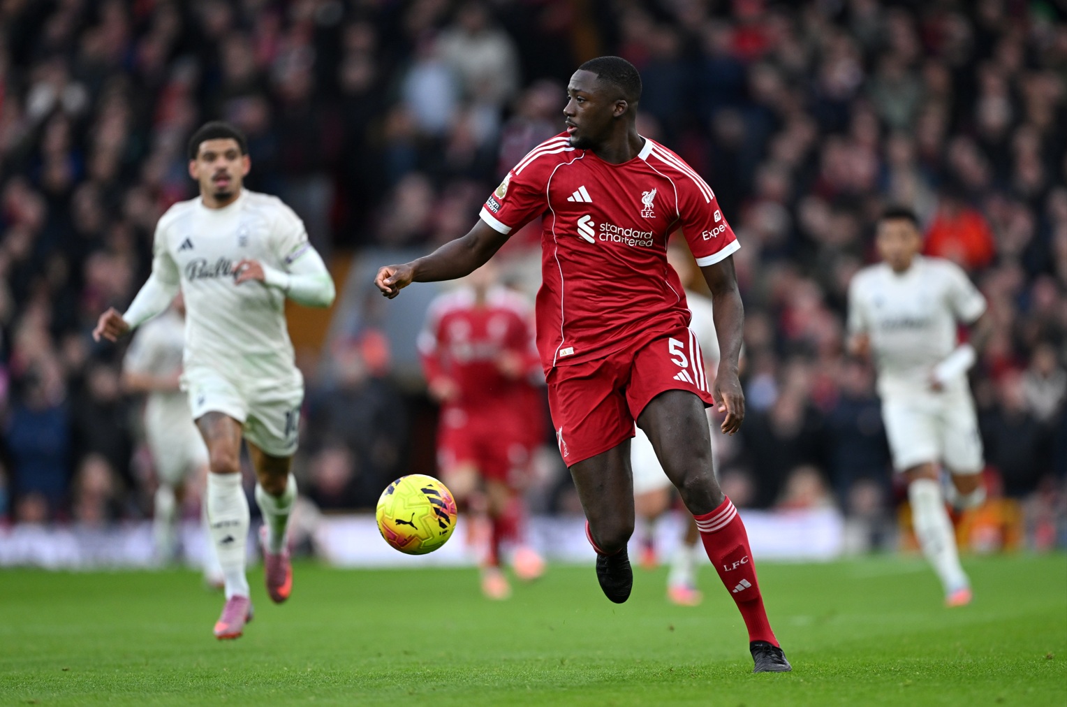 Ibrahima Konate was substituted after only 55 minutes in Liverpool's defeat to Nottingham Forest