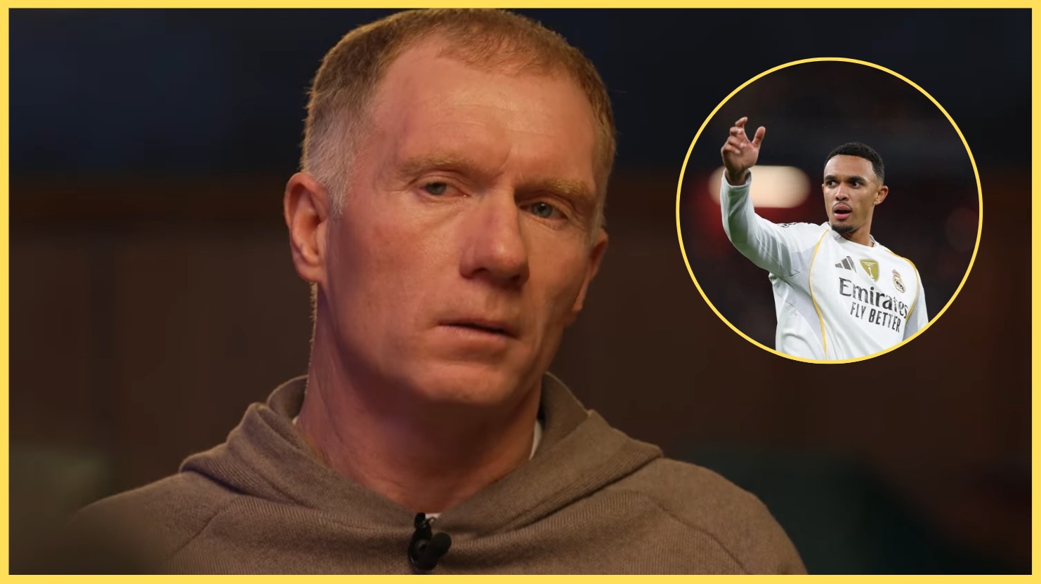 Paul Scholes said that Trent Alexander-Arnold left Liverpool to go to 'a worse team' in Real Madrid