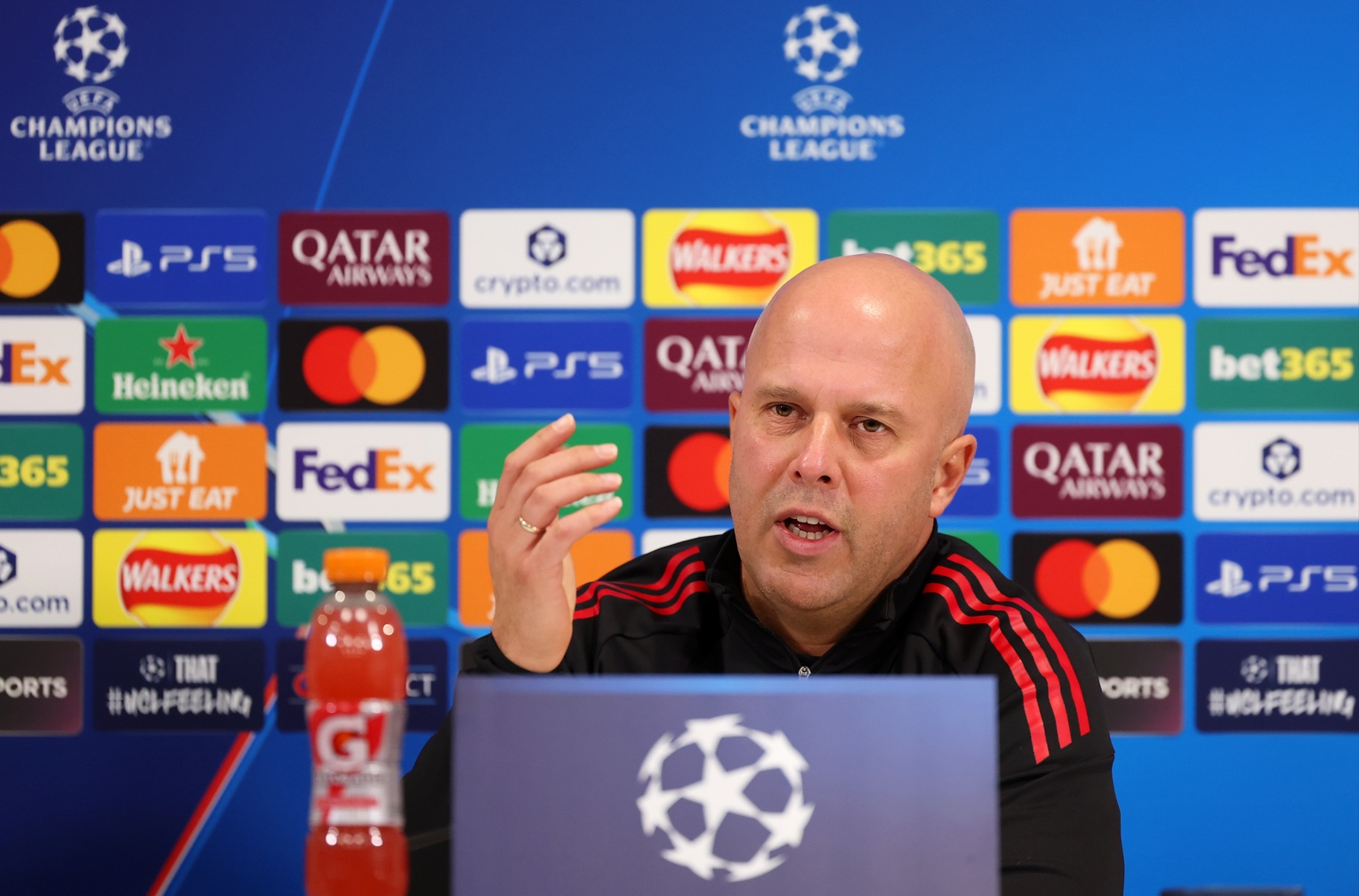 Arne Slot is due to address the media at 3pm on Thursday, with his press conference brought forward by a day
