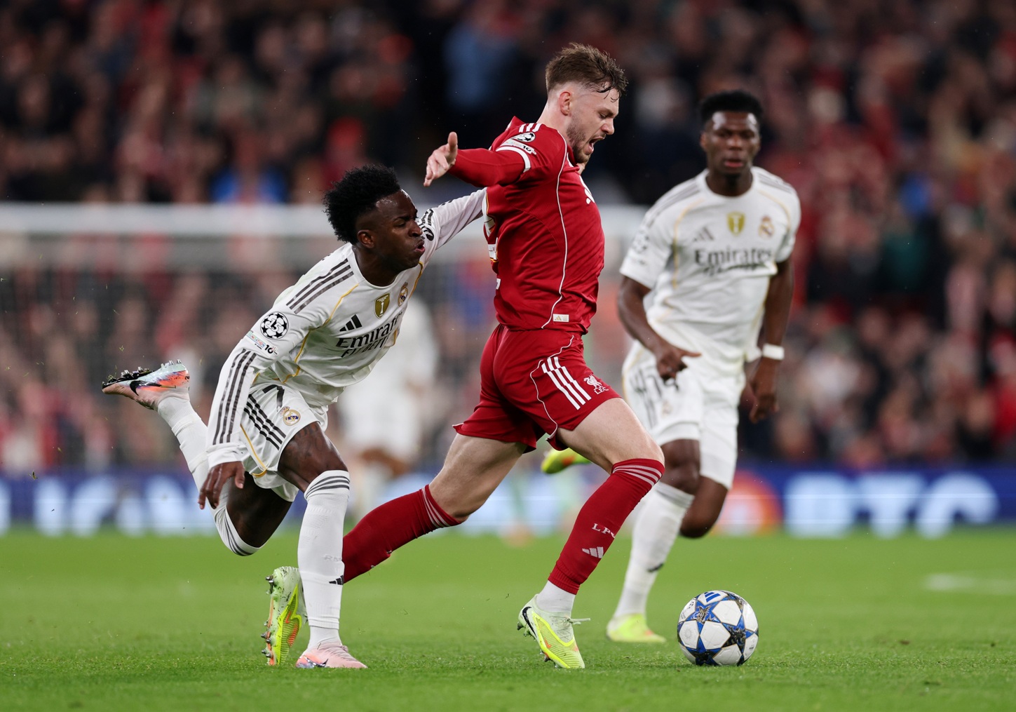Conor Bradley was outstanding for Liverpool in their win over Real Madrid on Tuesday
