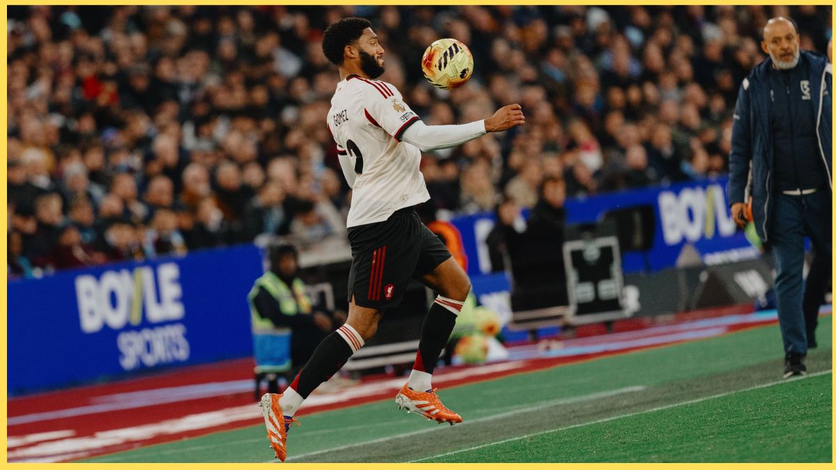 Joe Gomez in action against West Ham