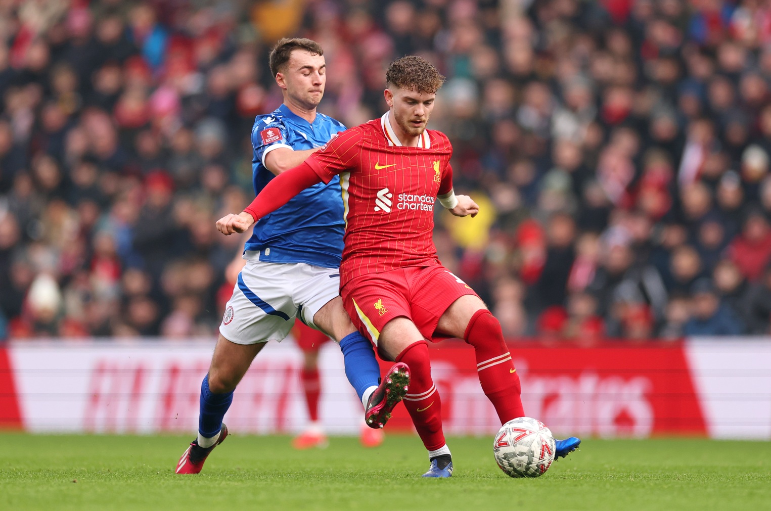 Liverpool faced Accrington Stanley in the FA Cup third round last season