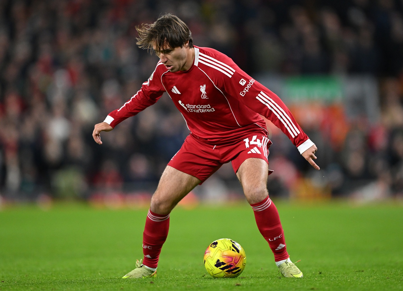 Federico Chiesa makes his first Premier League start of the season as Liverpool host Wolves at Anfield