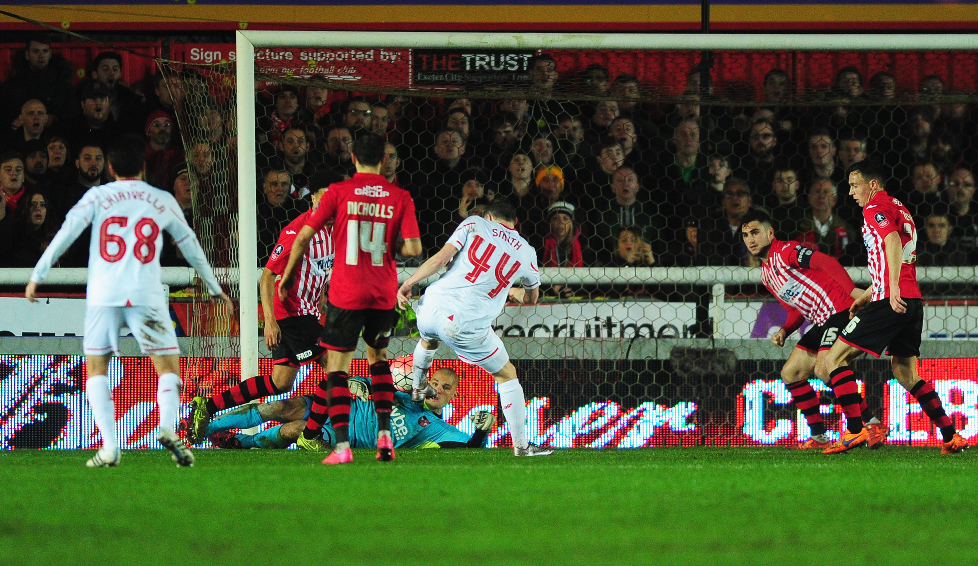 Liverpool survived a huge scare against Exeter in the FA Cup third round in 2016