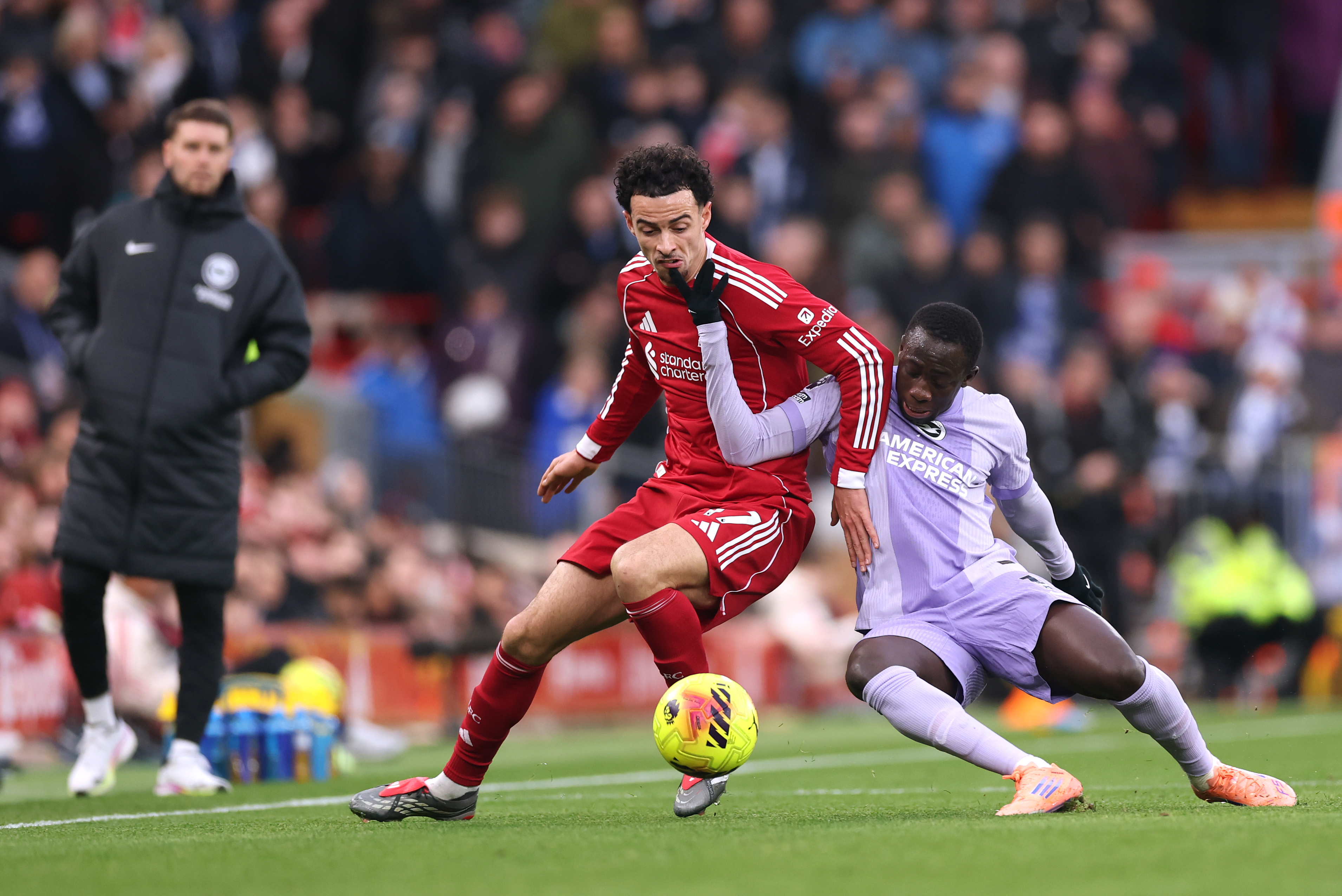 Curtis Jones played his 200th game for Liverpool in their win over Brighton last weekend