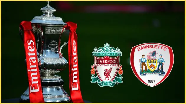 Liverpool's FA Cup third-round clash against Barnsley will take place at 7:45pm on Monday 12 January