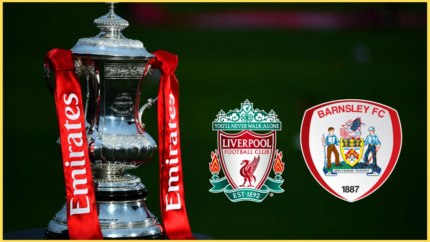 Liverpool's FA Cup third-round clash against Barnsley will take place at 7:45pm on Monday 12 January