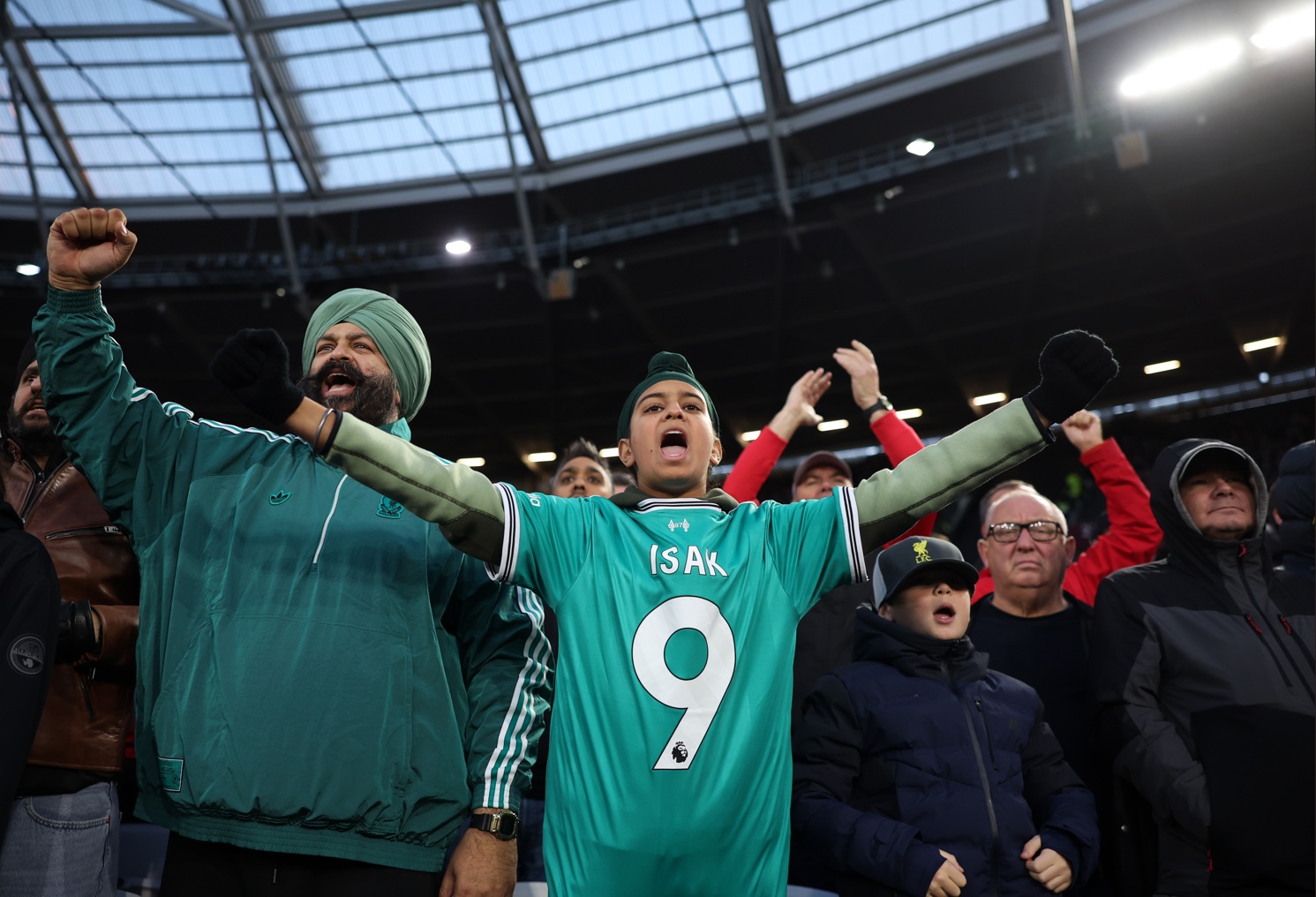 Liverpool fans reminded the world that they're the reigning Premier League champions during the win at West Ham on Sunday
