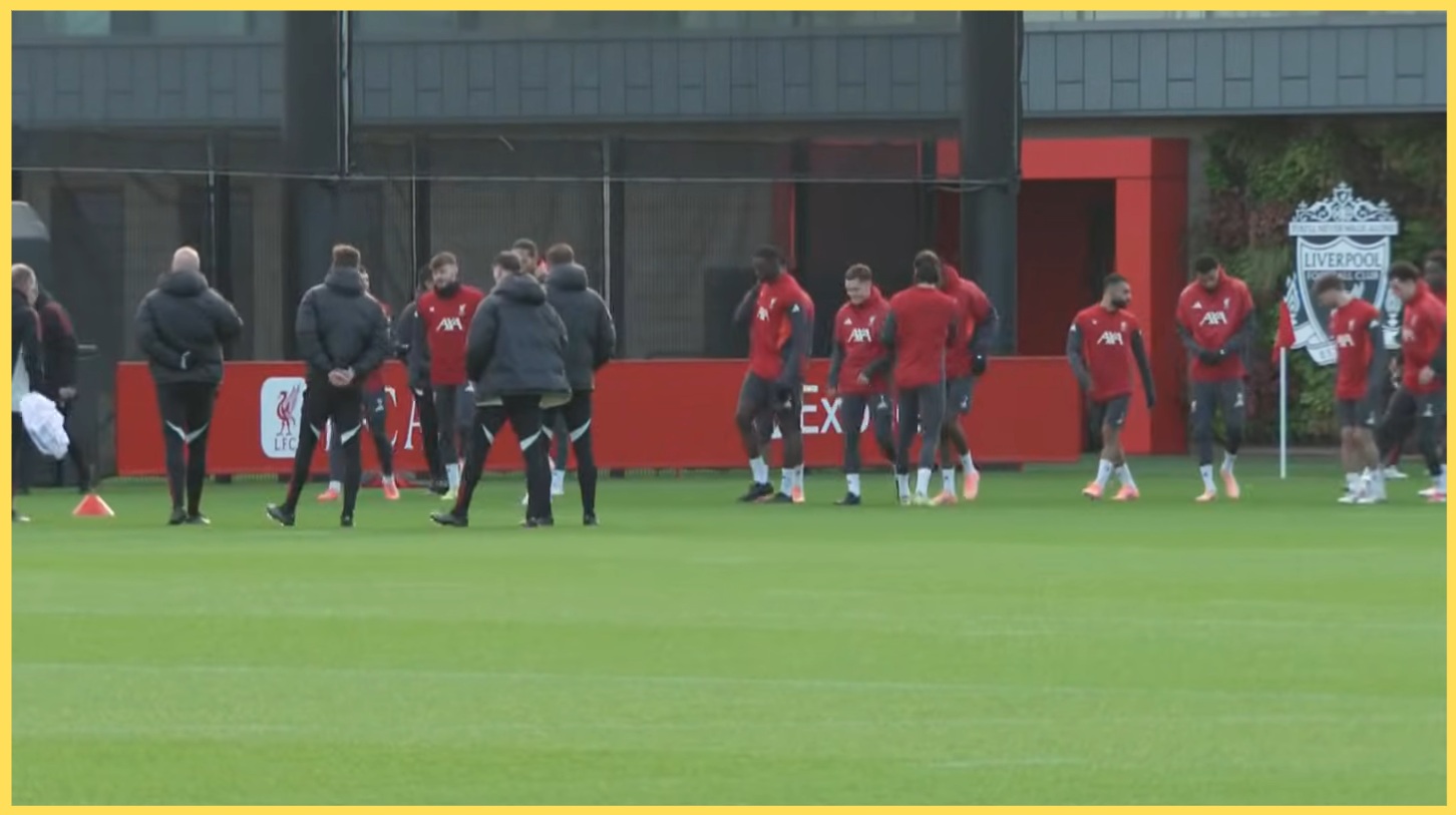 Wellity Lucky trained with Liverpool's first-team squad on Monday ahead of their clash against Inter Milan