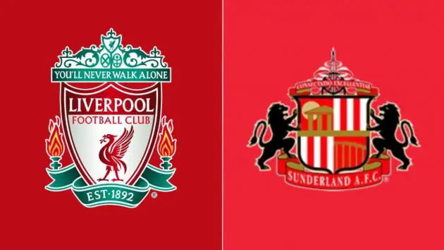 Liverpool welcome Sunderland to Anfield in the Premier League on Wednesday