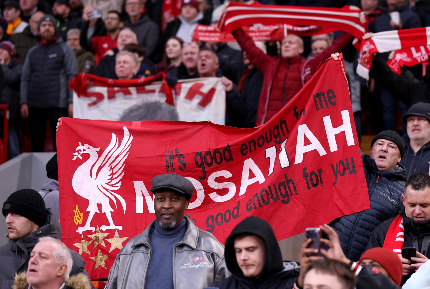 Liverpool fans remain firmly behind Mo Salah despite his recent public outburst