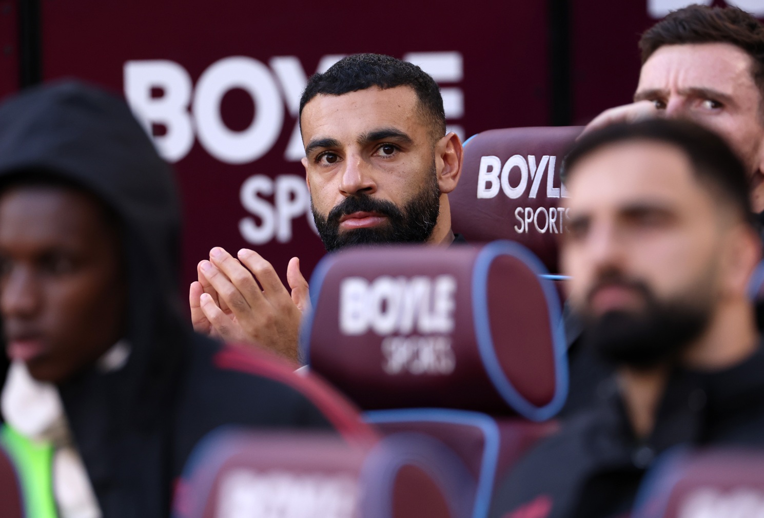 Mo Salah was an unused substitute in Liverpool's win over West Ham on Sunday
