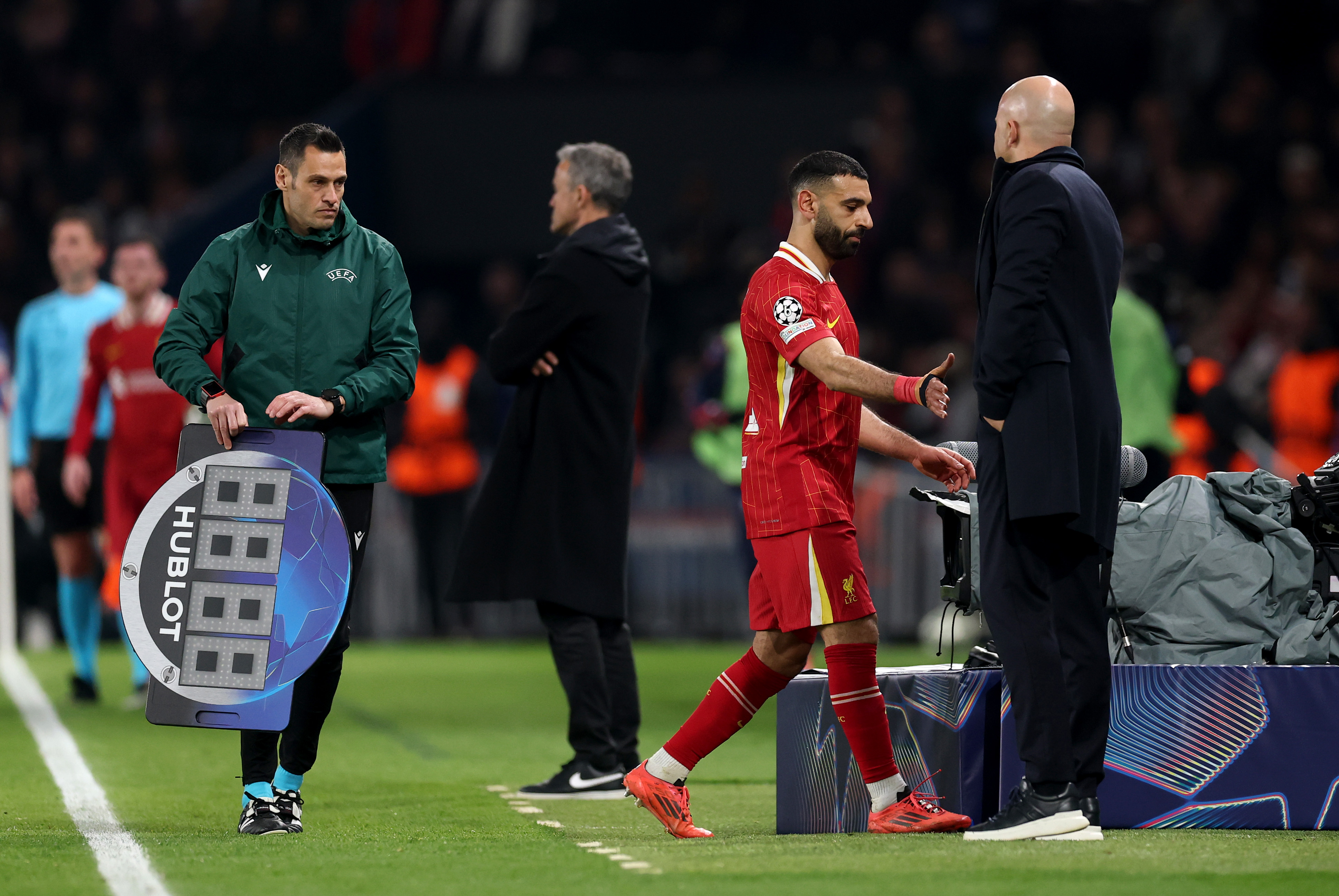 Arne Slot has said he's unsure if Mo Salah has already played his last game for Liverpool
