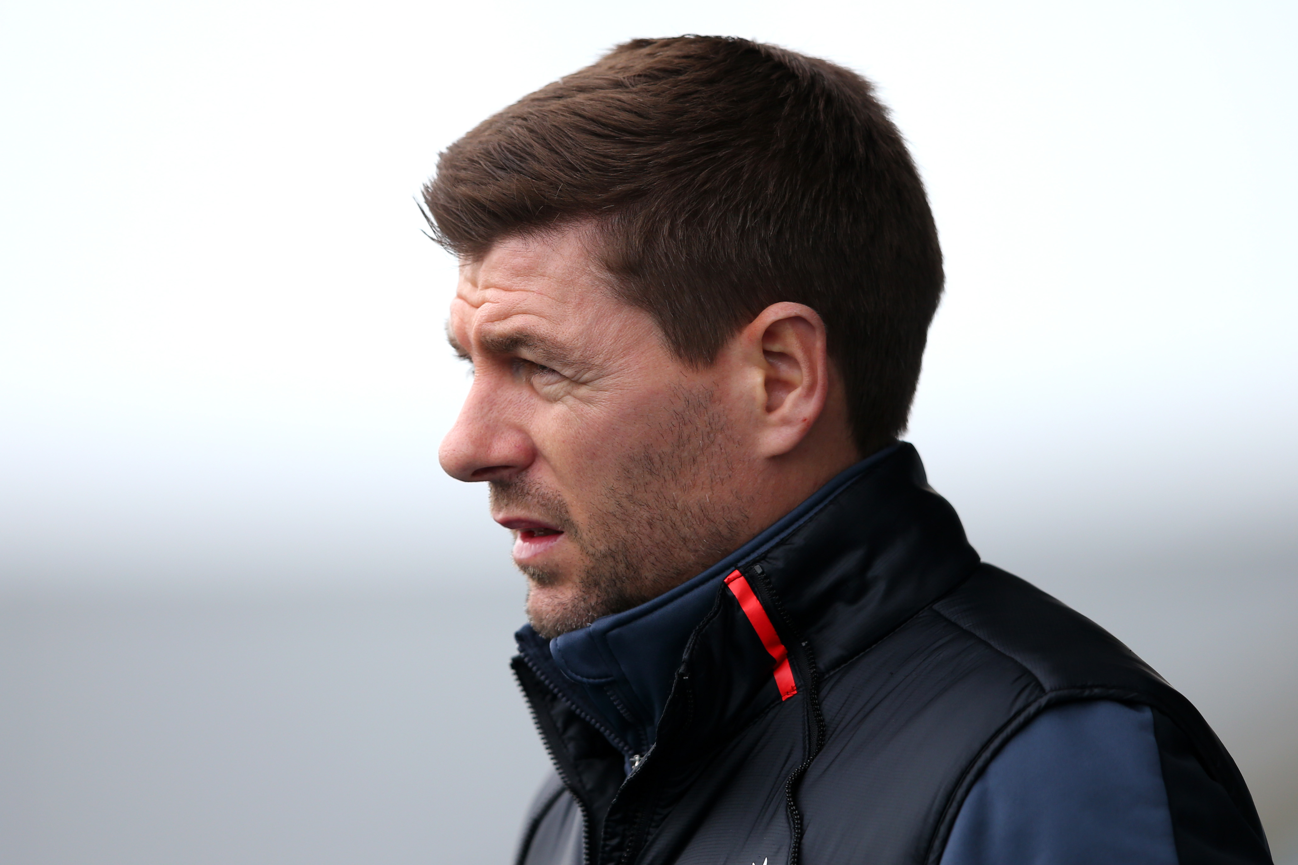 Steven Gerrard has said that he'd jump at the chance to go back to Liverpool in any capacity