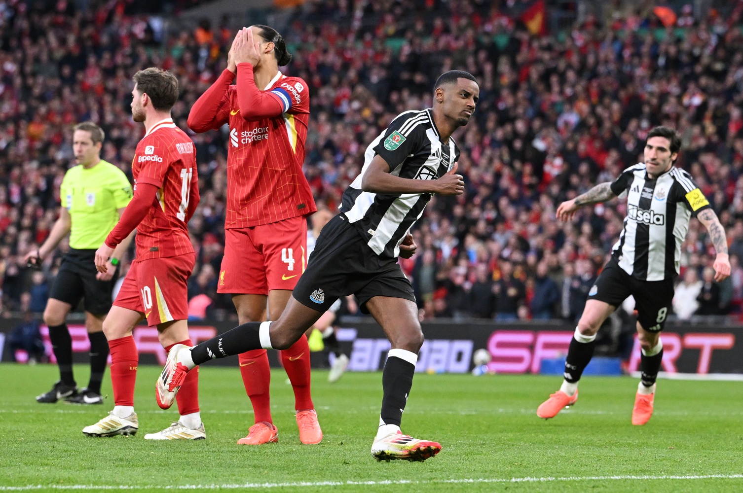 Virgil van Dijk was left with regrets over Liverpool's Carabao Cup final defeat to Newcastle last season