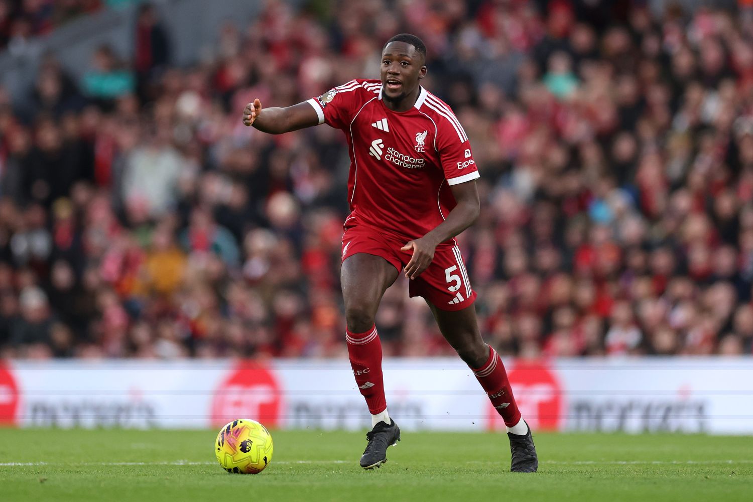 Ibou Konate in action against Burnley