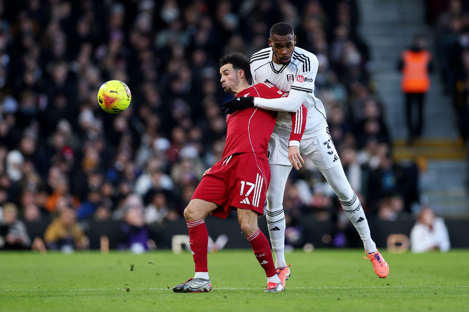 Curtis Jones in action against Fulham
