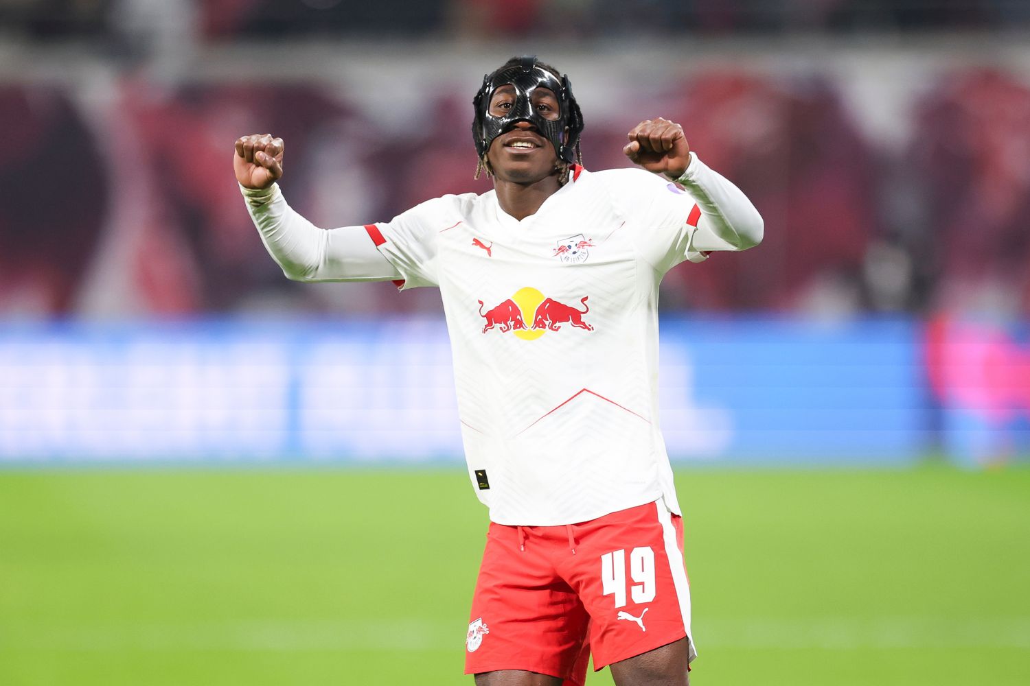 Yan Diomande of RB Leipzig