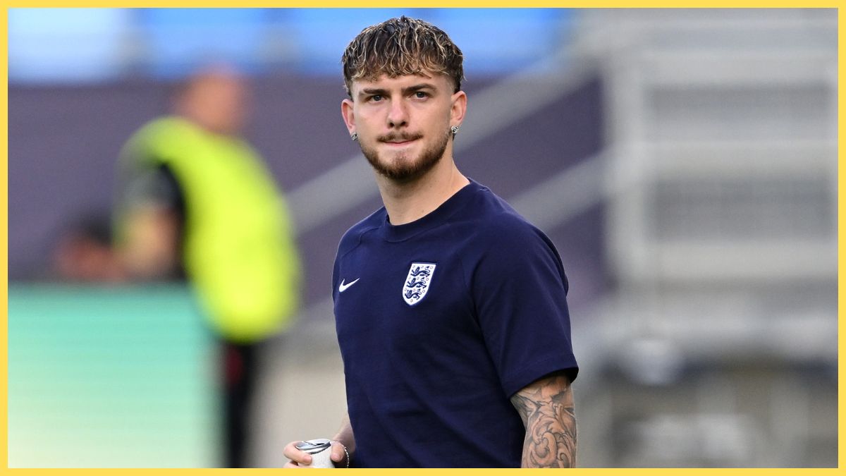 Harvey Elliott on England duty