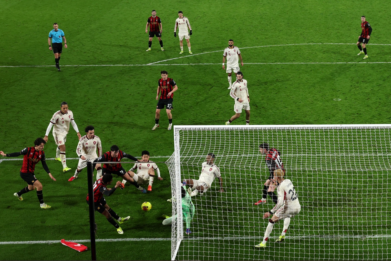 Amine Adli scored Bournemouth's winner against Liverpool deep into stoppage time