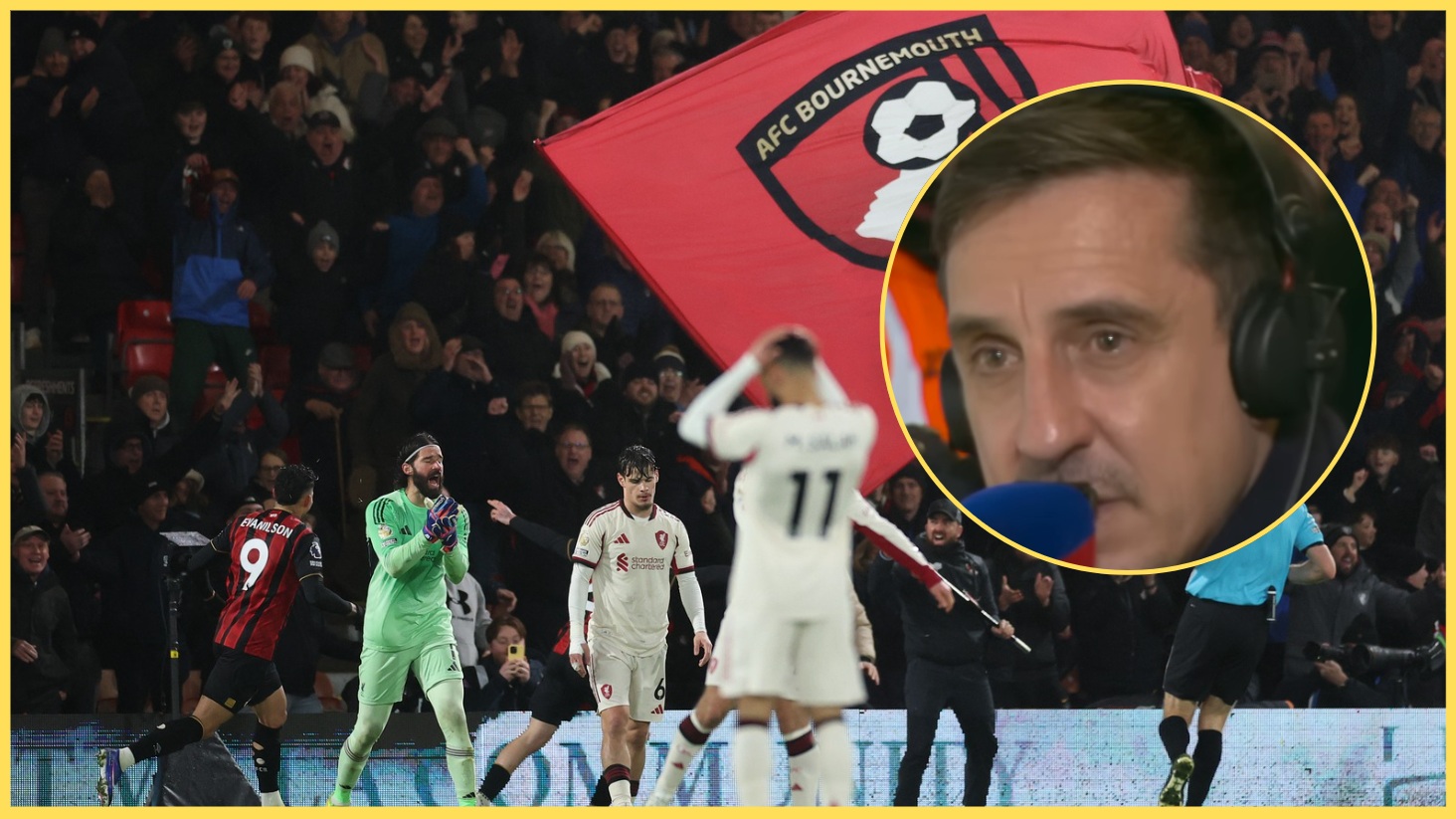 Gary Neville has urged Liverpool not to get dragged into a self-pitying attitude