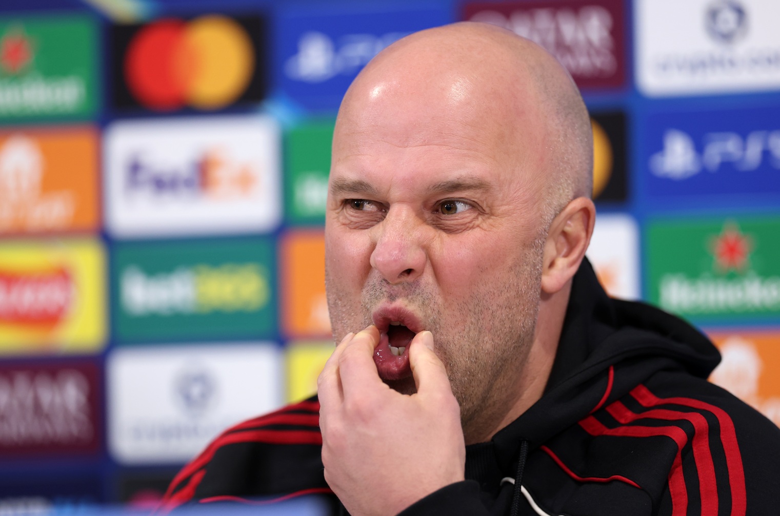 Arne Slot claimed that Liverpool's Champions League exit last March helped them over the line in the Premier League title race