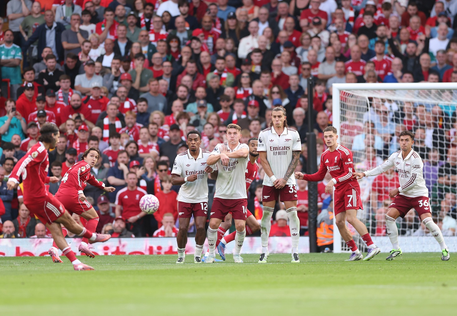 Liverpool beat Arsenal 1-0 when the teams met at Anfield earlier this season