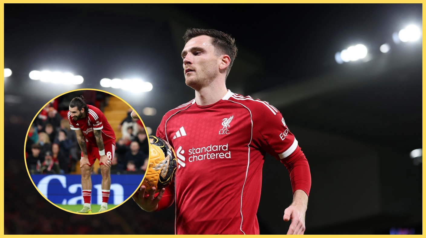 Andy Robertson revealed that Dominik Szoboszlai apologised for his error against Barnsley