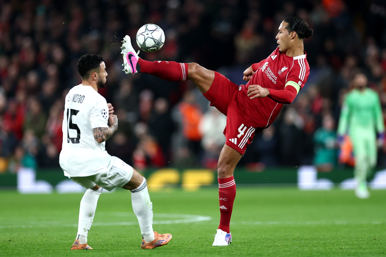 Virgil van Dijk claimed a hat-trick of assists in Liverpool's 6-0 thrashing of Qarabag