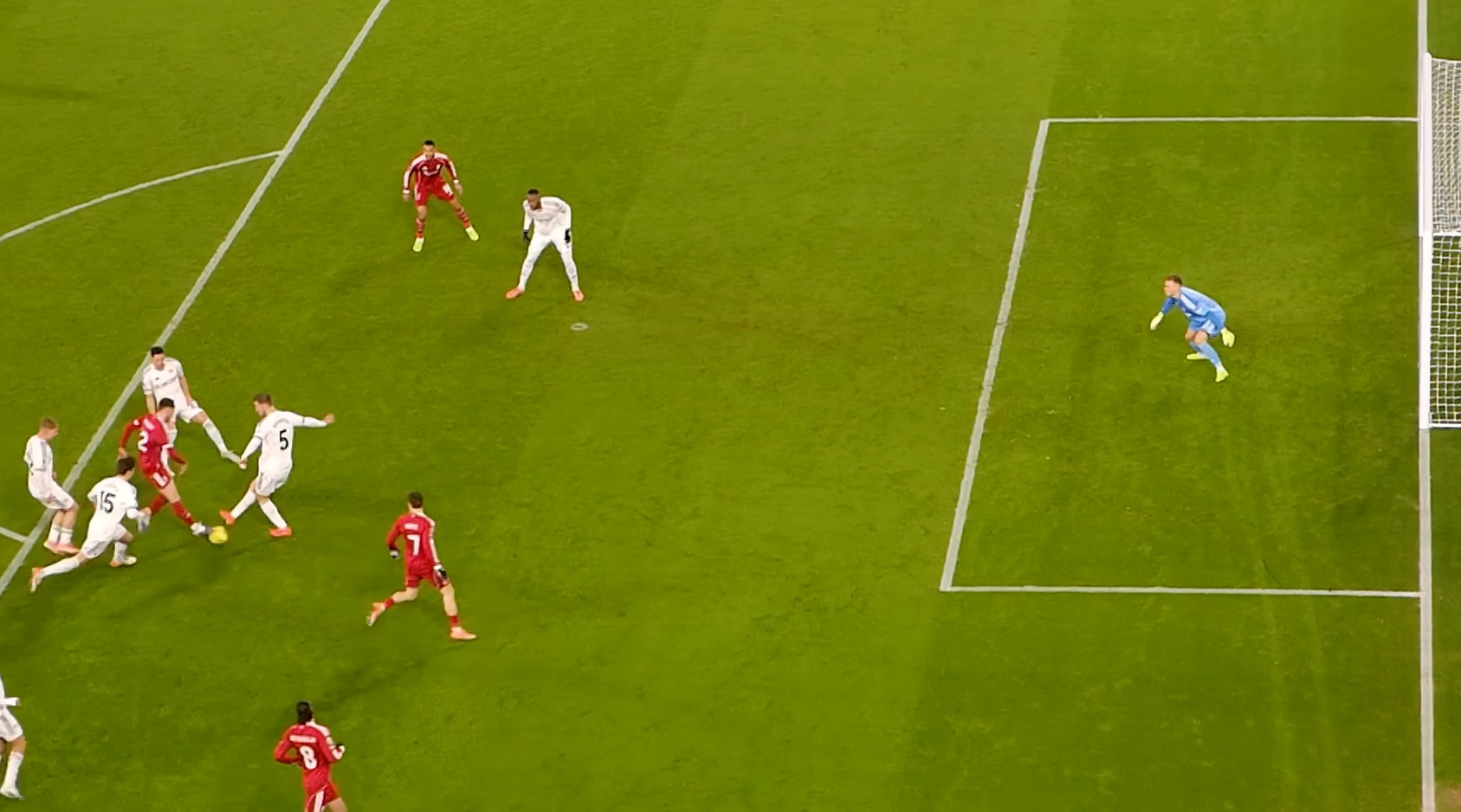 Florian Wirtz's goal against Fulham was allowed to stand despite appearing to be marginally offside
